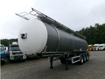 Feldbinder Chemical tank inox 37.5 m3 / 1comp - Semiremorcă cisternă