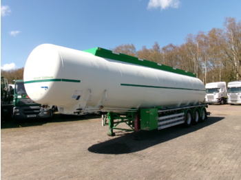 Semiremorcă cisternă pentru transport de combustibili Feldbinder Fuel tank alu 44.3 m3 / 6 comp + pump: Foto 1
