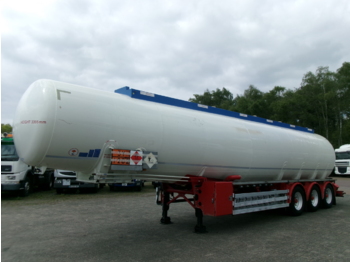 Feldbinder Fuel tank alu 44.6 m3 + pump - Semiremorcă cisternă