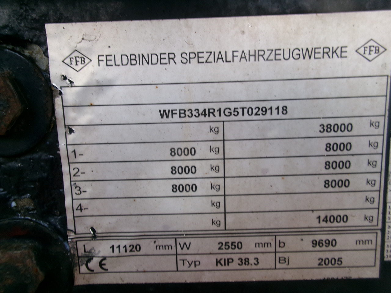 Leasing de Feldbinder Powder tank alu 38 m3 (tipping) Feldbinder Powder tank alu 38 m3 (tipping): Foto 29
