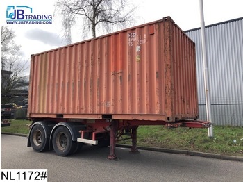 Semiremorcă transport containere/ Swap body Fruehauf Container 20 FT, Container Chassis + Container, L 5.94 B 2.33 H 2.28: Foto 1