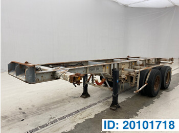 Semiremorcă transport containere/ Swap body Fruehauf Skelet 20 ft: Foto 1