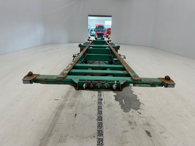 Semiremorcă transport containere/ Swap body Fruehauf Skelet 2 x 20-40 ft: Foto 2