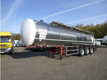 Semiremorcă cisternă pentru transport de produselor alimentare Indox Food tank inox 32.6 m3 / 1 comp: Foto 1