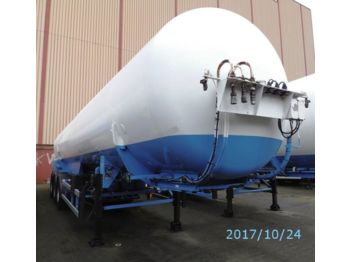 Semiremorcă cisternă pentru transport de gazelor KLAESER GAS, Cryogenic, Oxygen, Argon, Nitrogen: Foto 1