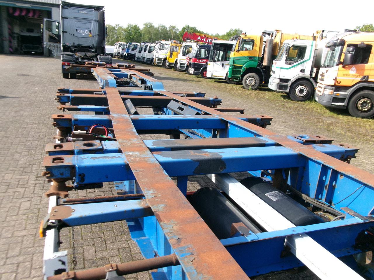 Semiremorcă transport containere/ Swap body Krone 3-axle container trailer 20-30-40-45 ft SDC27: Foto 10
