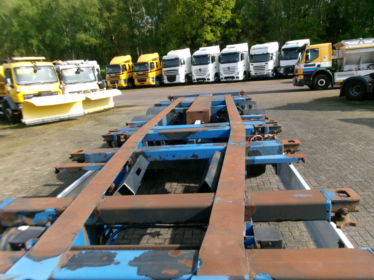 Semiremorcă transport containere/ Swap body Krone 3-axle container trailer 20-30-40-45 ft SDC27: Foto 11