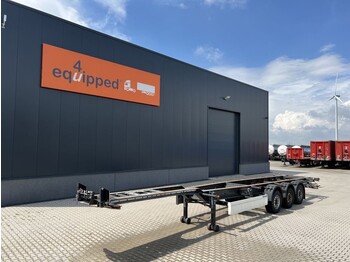 Semiremorcă transport containere/ Swap body Krone 45FT HC, SAF INTRADISC, leeggewicht: 4.300kg, NL-chassis, APK: 01/2023, 3x beschikbaar: Foto 1