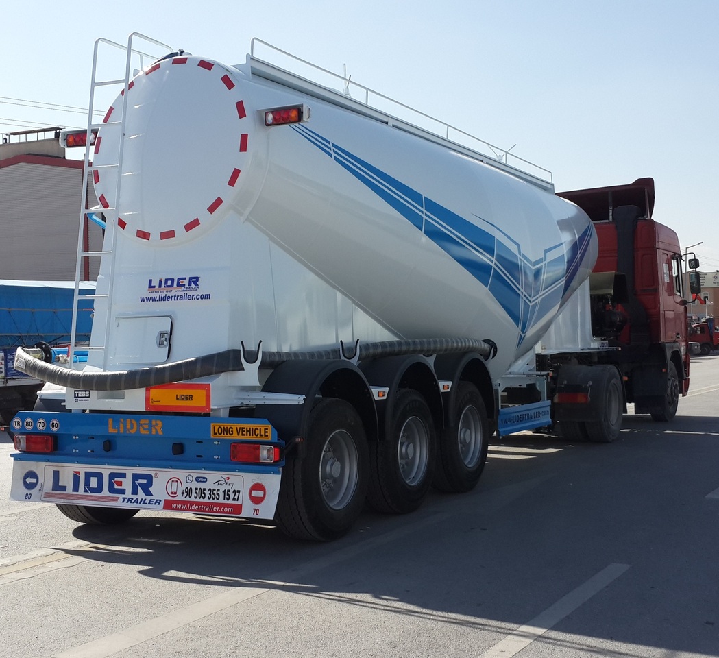 Semiremorcă cisternă pentru transport de ciment nou LIDER 2023 MODEL NEW CEMENT TANKER: Foto 13