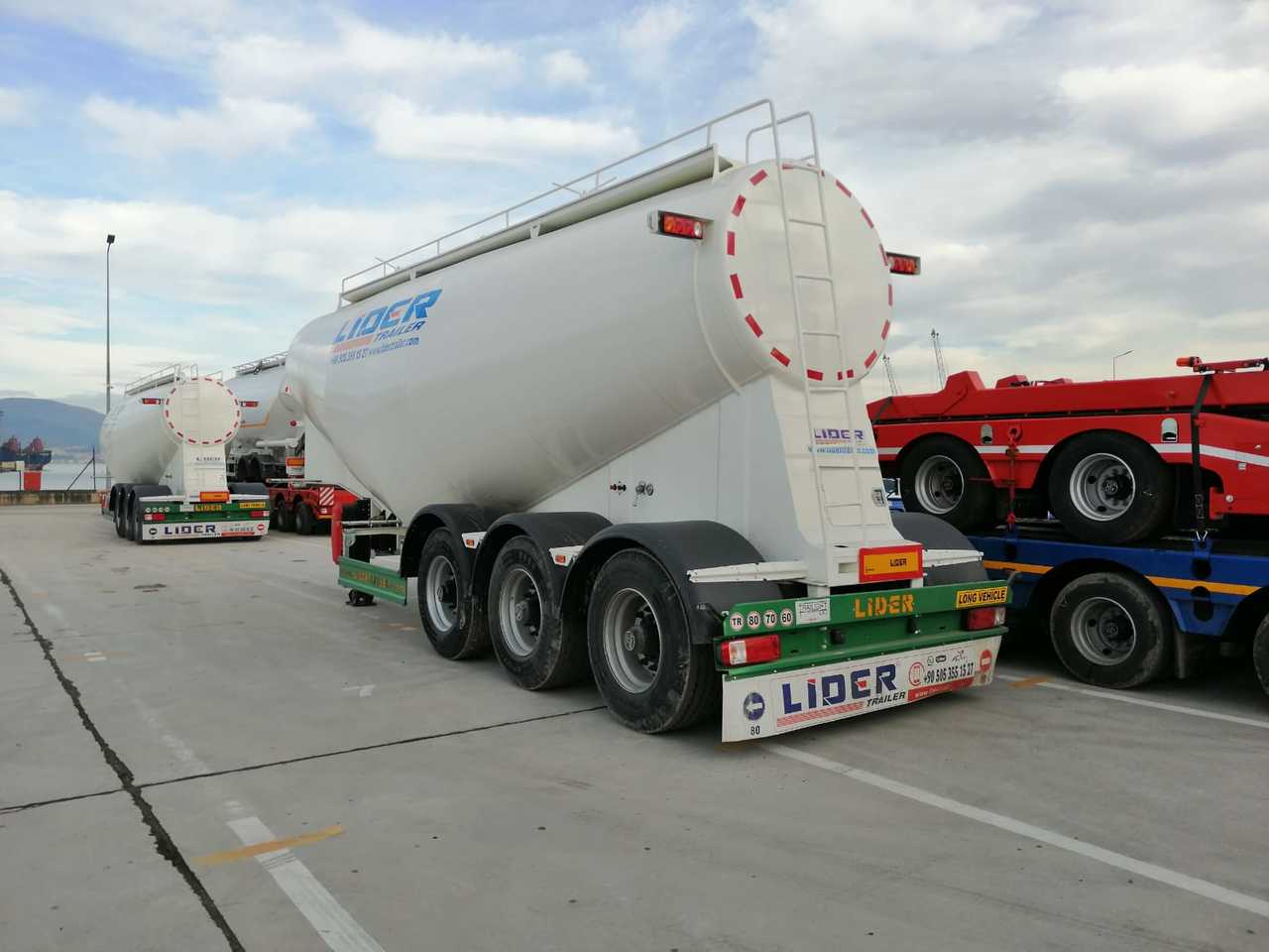 Semiremorcă cisternă pentru transport de ciment nou LIDER 2023 MODEL NEW CEMENT TANKER: Foto 18