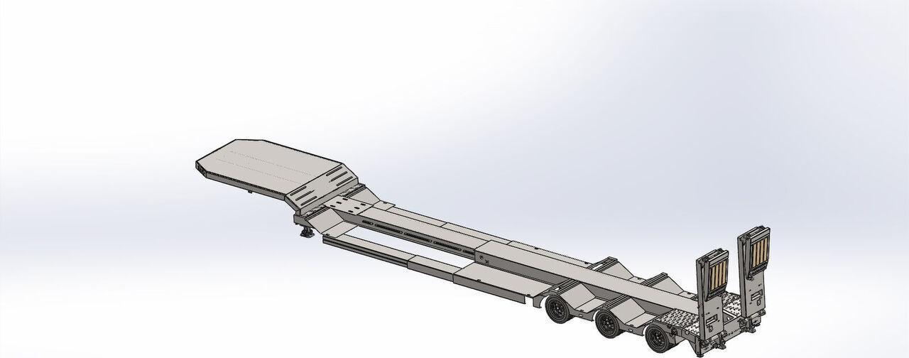 Semiremorcă transport agabaritic nou LIDER 2023 YEAR NEW LOWBED TRAILER FOR SALE (MANUFACTURER COMPANY): Foto 7