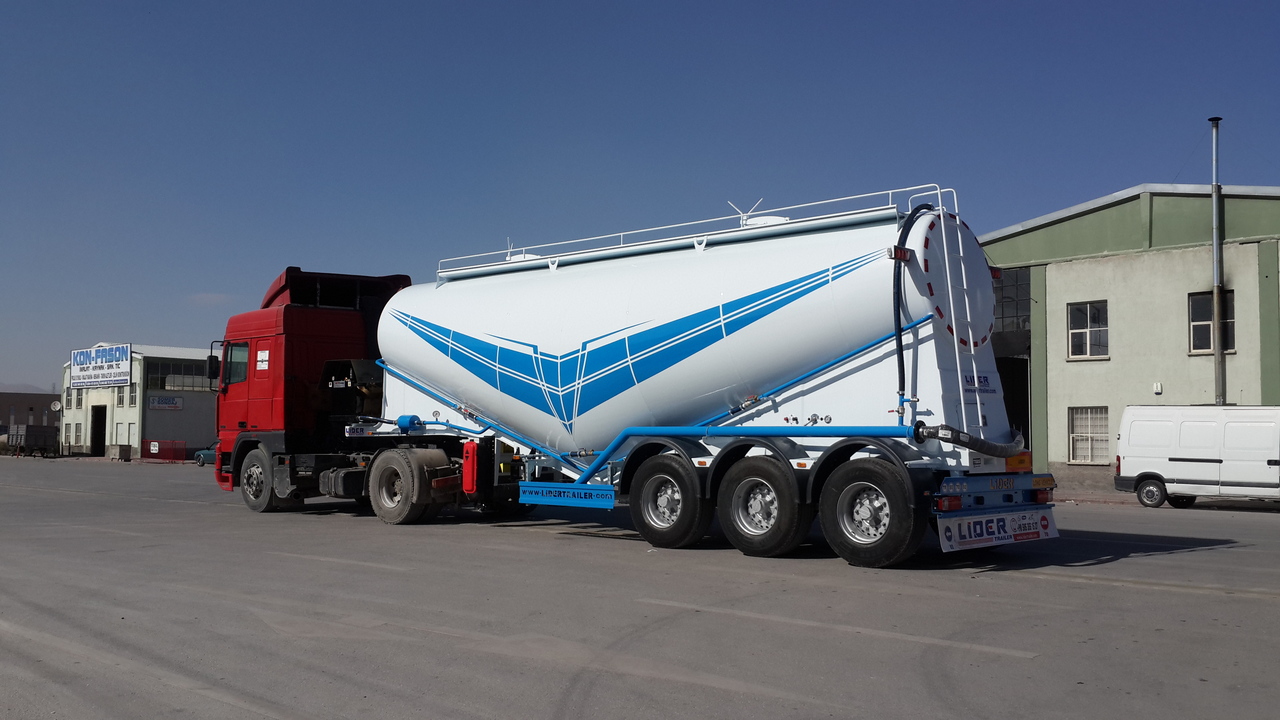 Semiremorcă cisternă pentru transport de ciment nou LIDER 2024 MODEL NEW CEMENT TANKER: Foto 11