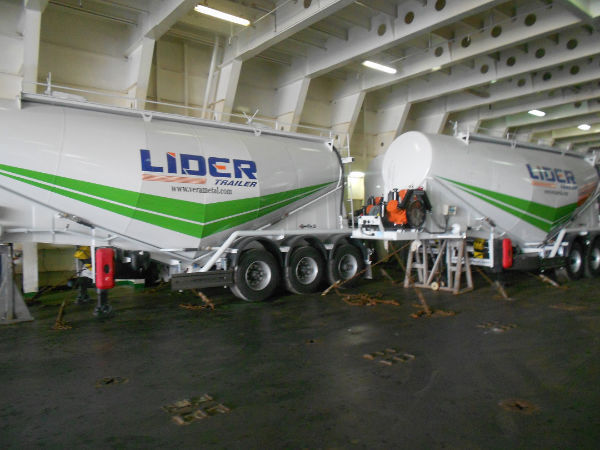 Semiremorcă cisternă pentru transport de ciment nou LIDER NEW ciment remorque 2023 YEAR (MANUFACTURER COMPANY): Foto 8