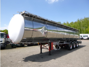 Semiremorcă cisternă pentru transport de produse chimice L.A.G. Chemical tank inox 37.2 m3 / 4 comp: Foto 1
