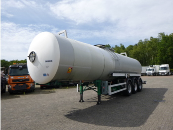 Semiremorcă cisternă pentru transport de bitum Magyar Bitumen tank inox 30 m3 / 1 comp: Foto 1