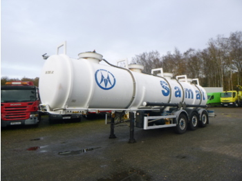 Semiremorcă cisternă pentru transport de produse chimice Magyar Chemical ACID inox tank 26.5 m3 / 1comp // DAMAGED COATING!!!: Foto 1