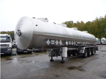 Semiremorcă cisternă pentru transport de produse chimice Magyar Chemical tank inox 31 m3 / 4 comp: Foto 1