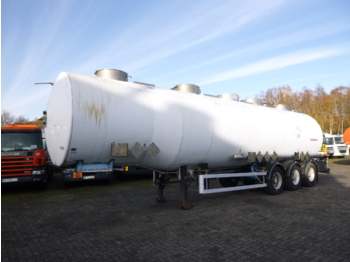 Semiremorcă cisternă pentru transport de produse chimice Magyar Chemical tank inox 40.5 m3 / 3 comp: Foto 1
