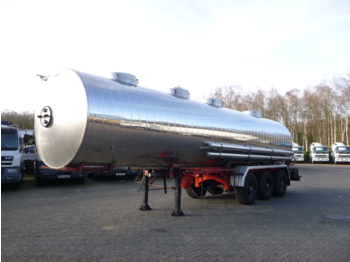 Semiremorcă cisternă pentru transport de produselor alimentare Magyar Food tank inox 29.4 m3 / 4 comp: Foto 1