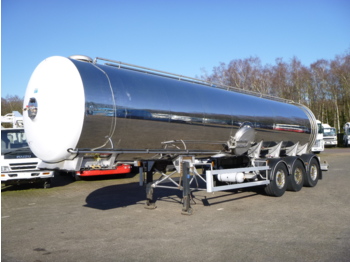 Semiremorcă cisternă pentru transport de produselor alimentare Magyar Food tank inox 30 m3 / 1 comp: Foto 1