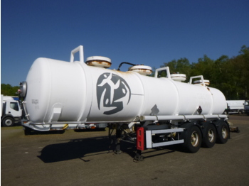 Semiremorcă cisternă pentru transport de produse chimice Maisonneuve Chemical ACID tank steel 22.5 m3 / 2 comp: Foto 1