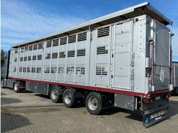 Semiremorcă transport animale Menke 3 Stock Lenk Lift  Vollalu: Foto 1