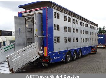 Semiremorcă transport animale Michieletto 3 Stock  Vollausstattung Hubdach: Foto 1