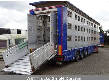 Semiremorcă transport animale Michieletto 3 Stock  Vollausstattung Hubdach: Foto 1