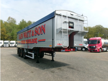Semiremorcă basculantă Montracon Tipper trailer alu 55 m3 + tarpaulin: Foto 2