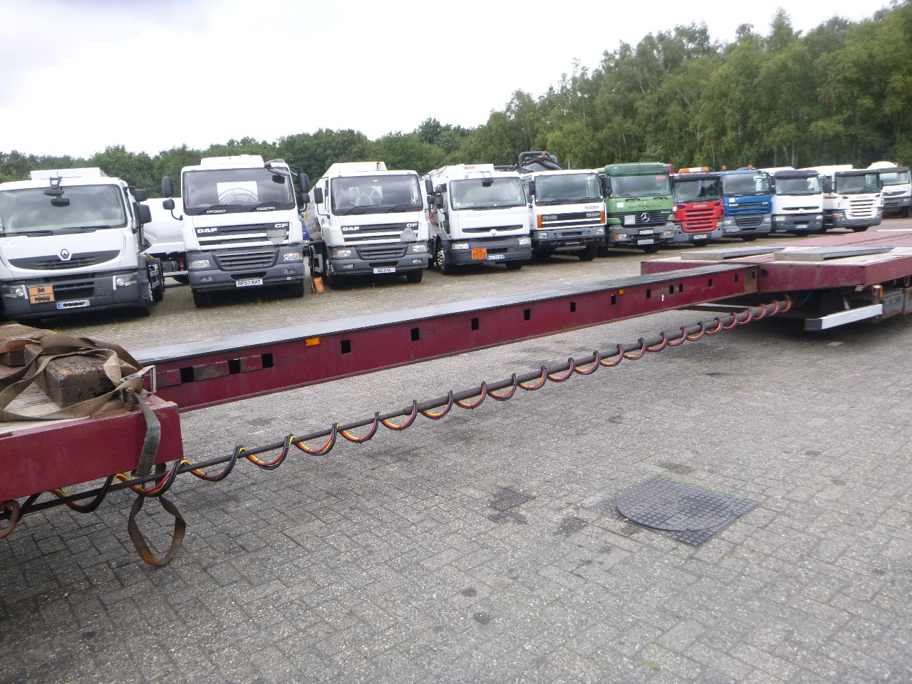 Semiremorcă transport agabaritic Nooteboom 3-axle semi-lowbed trailer extendable 14.5 m + ramps: Foto 9
