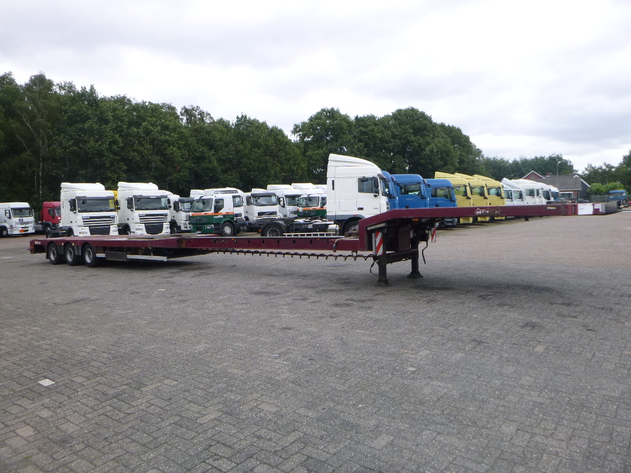 Semiremorcă transport agabaritic Nooteboom 3-axle semi-lowbed trailer extendable 14.5 m + ramps: Foto 2