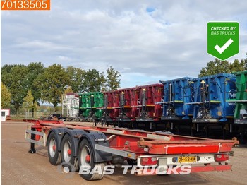 Semiremorcă transport containere/ Swap body Pacton TXC339 3 axles 2x20ft-1x30ft-1x40ft Liftachse: Foto 1
