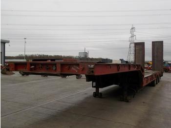 Semiremorcă transport agabaritic SDC Tri Axle Step Frame Low Loader Trailer, Hydraulic Ramps: Foto 1