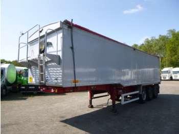 Wilcox Tipper trailer alu 55 m3 + tarpaulin - semiremorcă basculantă