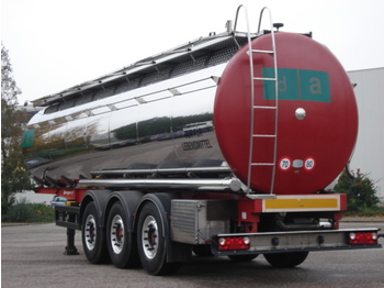 Berger Food - milk tank, 32.000 l., 4 comp., Light weight: 5.660 kg. - Semiremorcă cisternă