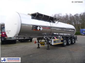 Crossland Bitumen tank inox 31.8 m3 / 1 comp - Semiremorcă cisternă