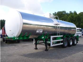 Crossland Food (milk) tank inox 30 m3 / 1 comp - Semiremorcă cisternă