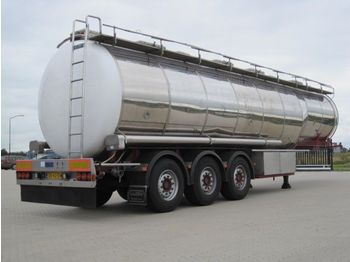 Dijkstra 38.000 L, 1 comp., insulated, pressure, heating - Semiremorcă cisternă