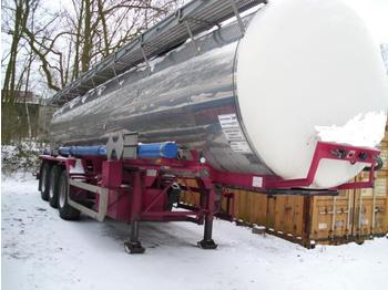 Hendricks Sattelauflieger CHEMIE V4A 25 cbm  - Semiremorcă cisternă