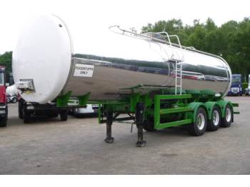 Massey / Crossland Food (milk) tank inox 30 m3 / 1 comp - Semiremorcă cisternă