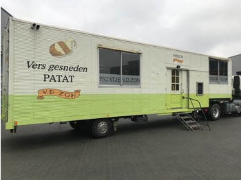 Netam-Fruehauf Foodtruck / Mobiel Cafetaria -Lunchroom / Food Truck (B/E rijbewijs) inclusief DAF trekker - Semiremorcă furgon