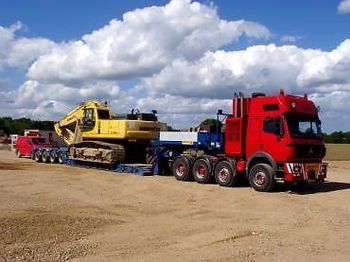 Faymonville Tiefbett / abnehmbaren schwanenhals  - Semiremorcă transport agabaritic