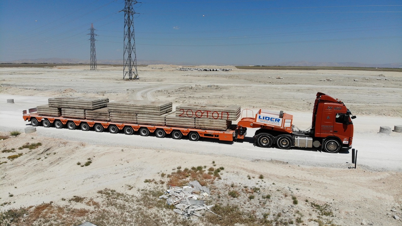Semiremorcă transport agabaritic LIDER 2022 Model 200 TONS CAPACITY New Productions Directly From Manufacture: Foto 15