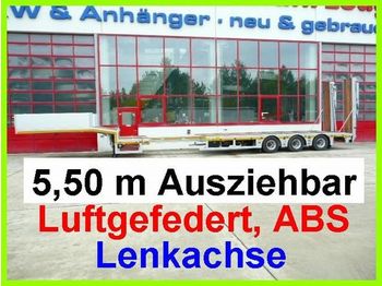 Möslein 3 Achs Satteltieflader, ausziehbar - Semiremorcă transport agabaritic