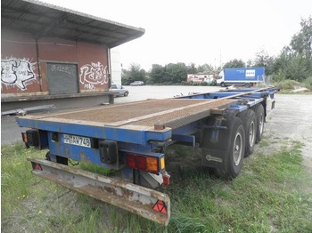 Blumhardt Container Chassis, gerade Ausführung - Semiremorcă transport containere/ Swap body