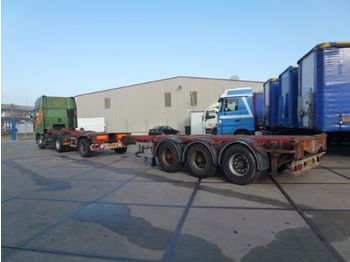 D-TEC 4-as combi trailer - 47.000 Kg - - Semiremorcă transport containere/ Swap body