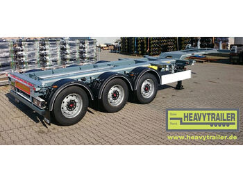 Semiremorcă transport containere/ Swap body HeavyTrailer 3-Achs-Multi-Containerchassis