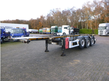 Semiremorcă transport containere/ Swap body Van Hool 3-axle container trailer 20-30 ft: Foto 1