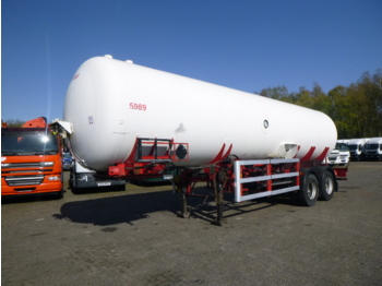 Semiremorcă cisternă pentru transport de gazelor Van Hool Gas / ammonia tank steel 34 m3 + pump: Foto 1