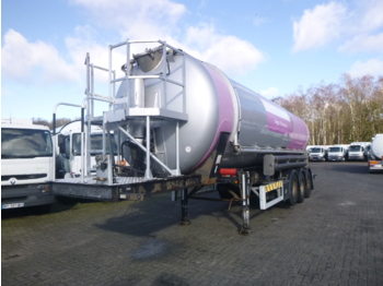 Semiremorcă cisternă pentru transport de produselor alimentare Weightlifter Powder tank alu 37 m3 (tipping): Foto 1